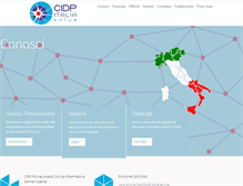 Tablet Screenshot of cidp.it